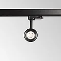Ideal Lux LED 3-Phasen-Schienenstrahler EOS 15W, fokussierbar 20-55°, CRi >90, schaltbar, 15W 3000K 1300lm, schwarz