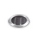 LED Boden-Einbauleuchte TAURUS PT D17 ACCENT ROUND, IP67 IK09, 17cm, 14W 3000K 1050lm 28°, CRi >90, begehbar, schwenkbar