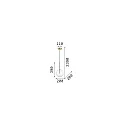 pendant luminaire EQUINOXE SP1 G4 IP20, chrome