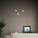 Ideal Lux pendant luminaire EQUINOXE SP1 1 flame G4 IP20, brass