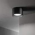 Ideal Lux Deckenleuchte SPIKE, IP20, rund, Ø 10cm, inkl. GX53 LED 9W 3000K 910lm 110°, on-off (max. 15W), schwarz