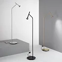 Ideal Lux LED Stehleuchte DIESIS, 7W, 3000K, 660lm, Lichtverteiler dreh- und schwenkbar, mit integriertem Schalter, schwarz