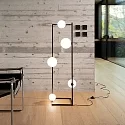Ideal Lux Stehleuchte ANGOLO PT5, G9, schwarz