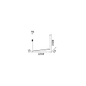 pendant luminaire ESSENCE 126 adjustable IP20, white