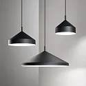 Ideal Lux pendant luminaire YURTA 300 adjustable E27 IP20, black