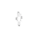 Ideal Lux LED 3-Phasen Strahler FOX 25W BIG ON-OFF, CRi >90, schaltbar, verstellbar, 3000K 2160lm 35°, schwarz