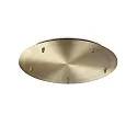 Baldachin, rund, Ø 46cm, 5-fach, messing