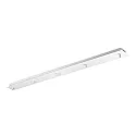 Baldachin LINEAR STANDARD, eckig, 120cm, 5-fach, Überstand-Blende, weiß