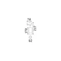 Ideal Lux LED 3-Phasen-Schienenstrahler EOS 15W, fokussierbar 20-55°, CRi >90, schaltbar, 15W 3000K 1300lm, weiß