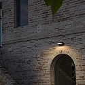 Ideal Lux outdoor wall luminaire SWIPE AP tiltable, with diffuser IP54, black 