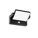 outdoor wall luminaire SWIPE AP PIR with sensor, tiltable, with diffuser IP54, black 