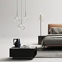 floor lamp EQUINOXE PT4 4 flames G4 IP20, chrome