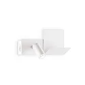 LED Wandleuchte KOMODO-1 AP, IP20, 4,5W, 3000K, 250lm, Spot links, weiß
