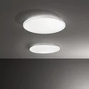 Ideal Lux ceiling luminaire FLY SLIM PL LED LED IP40, powder coated, white