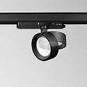3-phase spot POV TRACK LED round, with adapter LED IP20, black