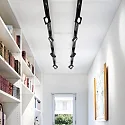 Ideal Lux LED 3-Phasen-Strahler POV TRACK, IP20, 22W, 3000K, 1750lm, quadratisch, schwarz