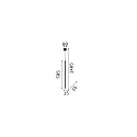 pendant luminaire FILO IP20