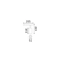 LED 3-Phasen-Schienenstrahler FOX 8W SMALL 1-10V, CRI >90, dimmbar 1-10V, verstellbar