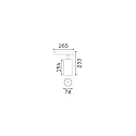 3-phase spot FOX 25W BIG / 1-10V 930 dimmable, adjustable IP20