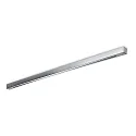 Baldachin LINEAR ALL IN, eckig, 6-fach, 120cm, verdeckte Kabel-Auslässe (fix), mit Zugentlastung, chrom