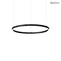 LED Pendelleuchte ORACLE SLIM D050 DALI/PUSH, 28W, 3000K, 2850lm, IP20, schwarz