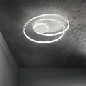 LED Deckenleuchte OZ DALI, IP20, Ø 60cm, CRi >90, schaltbar