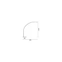 floor lamp COMET IP20, white dimmable