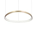 LED Pendelleuchte GEMINI D081 DALI/PUSH, 55W, 3000K, 6300lm, IP20, messing