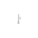 LED Stehleuchte LOOK PT1, IP20, 180cm, 24W 3000K 1710lm, CRi >90, mit Schnurdimmer, schwarz