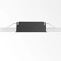 Ideal Lux LED Einbau-Deckenstrahler LIKA FI SLIM, IP20, 12.2cm, 6-flammig, CRi >90, UGR<19, on-off, 10W 3000K 860lm 32°, schwarz