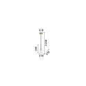 Ideal Lux Pendelleuchte EQUINOXE SP1, IP20, 1xG4, Ø 15 cm, Chrom