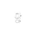 Ideal Lux LED Deckeneinbauleuchte QUARK, Ø 4cm, 30°, 5W, 3000K, 320lm, IP20, weiß