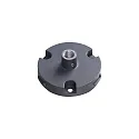 Zubehör für Outdoor LED Stehleuchte JEDI PT - optionaler Aufbau-Leuchtenfuß, Ø 9.5cm, mechanisch, anthrazit