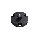 Zubehör für Outdoor LED Stehleuchte JEDI PT - optionaler Aufbau-Leuchtenfuß, Ø 9.5cm, mechanisch, schwarz