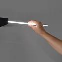 Ideal Lux LED Wand-/Spiegelleuchte THEO, 115cm, 20,5W, 3000K, 1250lm, CRI>90, IP20, schwarz