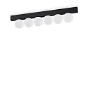 LED Deckenleuchte PING PONG, 11W, 3000K, 1000lm, CRI>90, schwarz