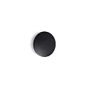 outdoor wall luminaire PUNTO AP D18 round, indirect, switchable IP54, black matt 