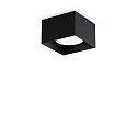 Deckenleuchte SPIKE, IP20, eckig, 10 x 10cm, inkl. GX53 LED 9W 3000K 910lm 110°, on-off (max. 15W), schwarz
