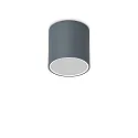 Outdoor-Deckenleuchte TECHO D15 ROUND, IP54, Ø 15cm, 230V AC, 1x GU10, Aluminium / gehärtetes Mattglas, starr, anthrazit