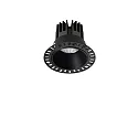 LED Decken-Einbauleuchte GAME TRIMLESS ROUND, IP40, Ø 10cm, 11W 3000K 660lm 36°, CRi >90, UGR <19, on-off, schwarz