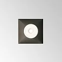 ceiling recessed luminaire GAME TRIMLESS SQUARE square, rigid, flush, UGR < 19, switchable IP40/IP20, black 