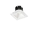 LED Decken-Einbauleuchte GAME TRIMLESS SQUARE, IP40, 10 x 10cm, 11W 3000K 660lm 36°, CRi >90, UGR <19, on-off, weiß