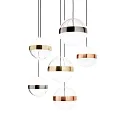 Ideal Lux pendant luminaire GALAXY  IP20, copper, brass, nickel 