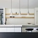 Ideal Lux Pendelleuchte CONO, IP20, 1-flammig, konisch, GU10 max. 28W, inkl. 1x LED 7W 3000K 540lm, chrom plattiert / Frostglas