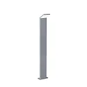 LED Outdoor Pollerleuchte STYLE, 100cm, 120°, 9W, 4000K, 1100lm, CRI>80, IP54, grau