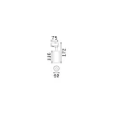 Ideal Lux LED 3-Phasen-Schienenstrahler FOX 15W MEDIUM ON-OFF, 41°, CRI >90, schaltbar, verstellbar, 4000K 1440lm 41°, weiß