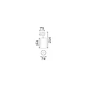 Ideal Lux LED 3-Phasen Strahler FOX 25W BIG ON-OFF, CRi >90, schaltbar, verstellbar, 4000K 2310lm 35°, schwarz