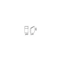 outdoor wall luminaire STYLE led IP54, coffee brown 