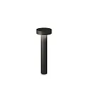 Outdoor Pollerleuchte TESLA, 60cm, 4x G9, IP44, schwarz