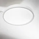 Ideal Lux LED Deckenleuchte RAY, rund, Ø 60cm, 80°, 43W, 3000-4000K, 6450-6750lm, CRI>90, IP44, weiß